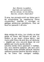 Konspekts 'Mitoloģija. Senlatviešu dievības', 7.