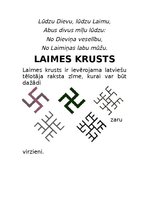 Konspekts 'Mitoloģija. Senlatviešu dievības', 25.