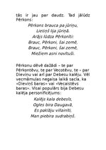 Konspekts 'Mitoloģija. Senlatviešu dievības', 31.