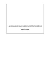 Diplomdarbs 'Adopcija Latvijā un ar to saistītās problēmas', 1.