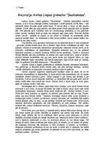 Eseja 'Recenzija Anitas Liepas grāmatai "Saulesmāsa"', 1.