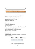 Konspekts 'Bilingvālās stundas konspekts. Garuma mērvienības. Единицы длины', 2.