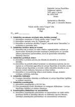 Paraugs 'Organizācijas statūti', 1.