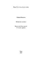 Referāts 'Komercdarbības pamati', 1.