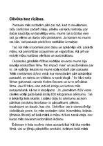 Eseja 'Cilvēks bez rīcības', 1.