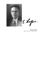 Konspekts 'Edvards Sapīrs', 1.