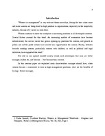 Referāts 'Women in Management', 3.