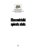 Konspekts 'Ekscentriski spiesta stata aprēķins', 1.