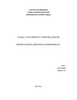 Eseja 'Filmas "V for Vendetta" vēstījuma analīze', 1.