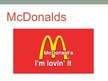 Prezentācija 'Fast Food Restaurants. "McDonalds"', 2.