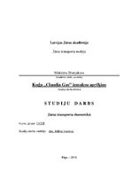 Referāts 'Transporta ekonomika', 1.