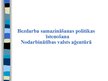 Prezentācija 'Bezdarba samazināšanas politikas īstenošana', 1.