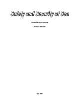 Konspekts 'Safety and Security at Sea', 1.