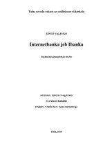 Referāts 'Internetbanka', 1.