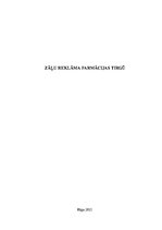 Eseja 'Zāļu reklāma farmācijas tirgū', 1.