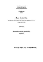 Referāts 'Zināmākās datu ieguves metodes pētījumā un to raksturojums', 1.