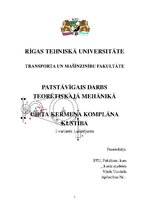 Paraugs 'Teorētiskā mehānika MD', 6.