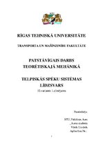 Paraugs 'Teorētiskā mehānika MD', 11.