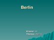 Prezentācija 'Berlin', 1.