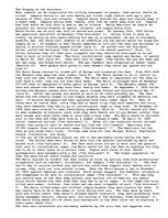 Eseja 'The Tragedy of the Holocaust', 1.