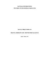 Referāts 'Philip H.Gordon "France, Germany and The Western Alliance"', 1.