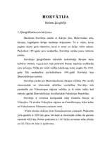 Referāts 'Horvātija', 1.