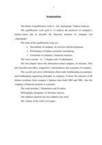 Diplomdarbs 'Bilances analīze uzņēmumam SIA "Saulespuķe"', 4.