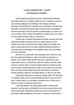 Eseja 'Latviešu mitoloģiskā tēla – Sprīdīša pāriemiesojums mūsdienās', 1.