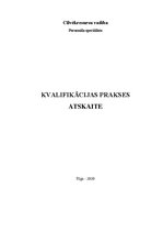 Prakses atskaite 'Kvalifikācijas prakses atskaite (cilvēkresursi) būvniecības uzņēmumā', 1.