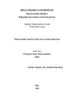 Referāts 'Vērtspapīru tirgus veidi un to raksturojums', 1.