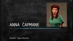 Prezentācija 'Spiedze Anna Čapmane', 1.