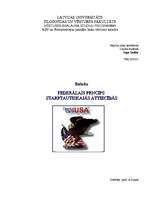 Referāts 'Federālais princips starptautiskajās attiecībās', 1.