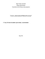 Konspekts 'The Basic of Economics, Open Economy - Macroeconomics', 1.