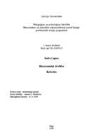 Referāts 'Ekonomiskā drošība', 1.