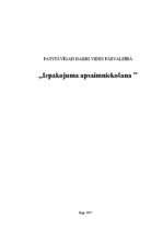 Referāts 'Iepakojuma apsaimniekošana', 1.