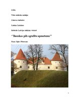 Konspekts 'Bauskas pils sgrafito apmetums', 1.
