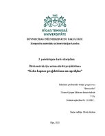 Referāts 'Koka kopnes projektēšana un aprēķins', 1.