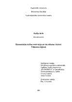 Referāts 'Ekonomiskās rīcības motivācija un tās celšanas virzieni  Vidzemes reģionā', 1.