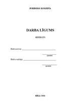 Referāts 'Darba līgums', 2.