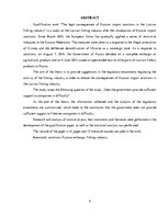 Diplomdarbs 'Krievijas importa sankciju tiesiskās sekas Latvijas zivrūpniecībā', 4.