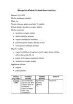 Konspekts 'Konspekts divām darbmācības stundām', 1.