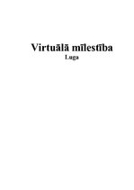 Eseja 'Virtuālā mīlestība', 1.