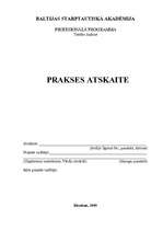 Prakses atskaite 'Valsts robežsardzes Ludzas pārvalde', 1.