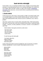 Konspekts 'Saule latviešu mitoloģijā', 1.