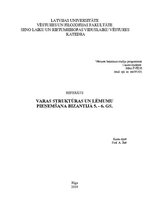 Referāts 'Varas struktūras un lēmumu pieņemšana Bizantijā 5.-6.gadsimtā', 1.