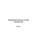 Referāts 'Monopolistiskā konkurence Latvijas tautsaimniecībā', 1.