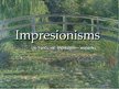 Prezentācija 'Impresionisms', 1.