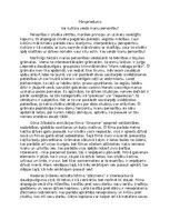 Eseja 'Vai kultūra veido manu personību?', 1.