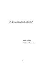 Referāts 'Komenska "Lielā didaktika"', 9.