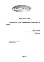 Referāts 'Finanšu koeficientu analīze uzņēmumā SIA "Fazer"', 1.